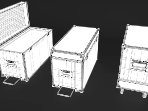 Flightcase Verlichtingskast 3D Model