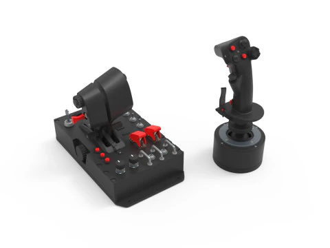 Aircraft control joystick 3D Model
