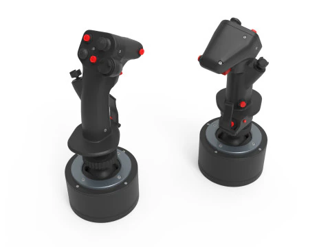 Aircraft control joystick 3D Model