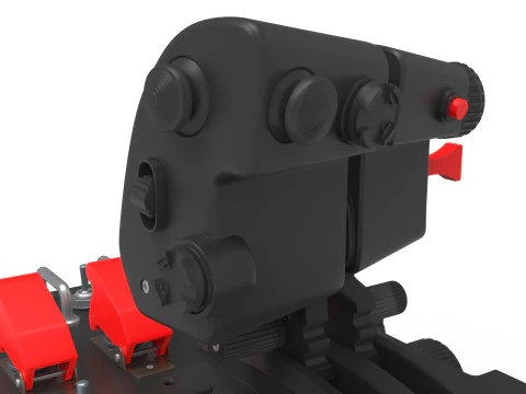 Aircraft control joystick 3D Model