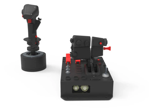Aircraft control joystick 3D Model