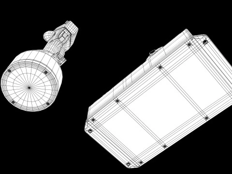 Aircraft control joystick 3D Model