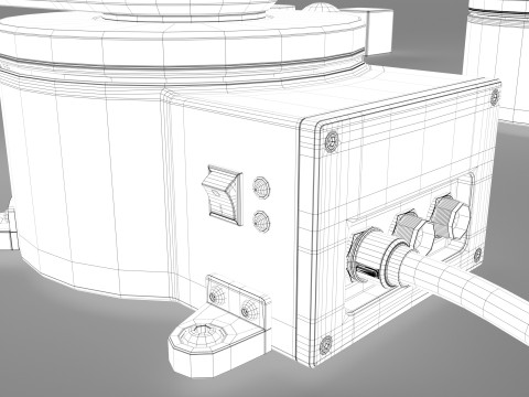 Industrial Robotic Arm Set Modelo 3D