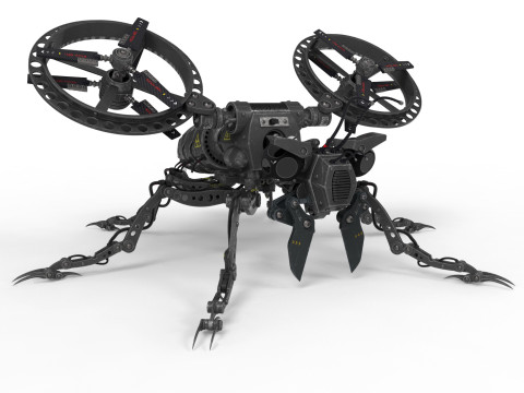 Robot wasp 3D मॉडल