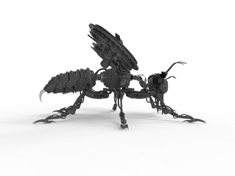 Robot wasp 3D Model