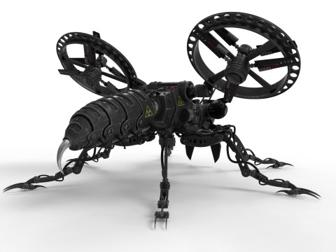 Robot wasp 3D Model