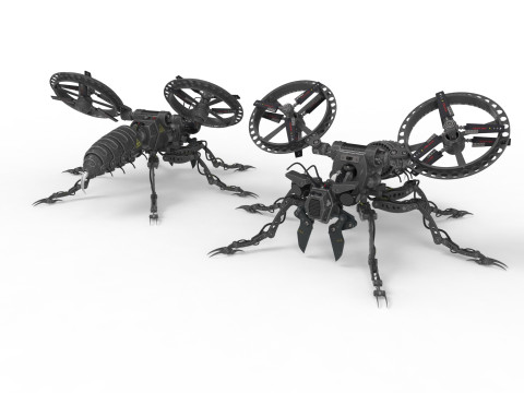 Robot wasp 3D Model