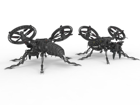 Robot wasp 3D Model