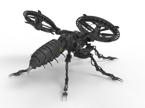Robot wasp 3D Model