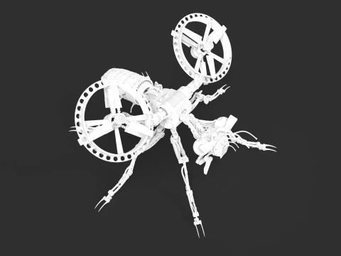 Vespa rob&ocirc; Modelo 3D