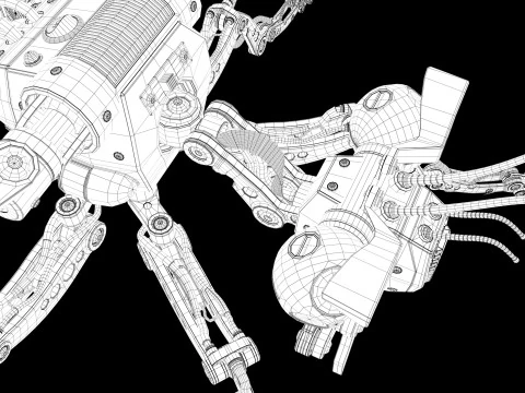 Vespa rob&ocirc; Modelo 3D