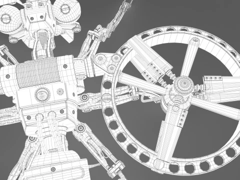 Vespa rob&ocirc; Modelo 3D