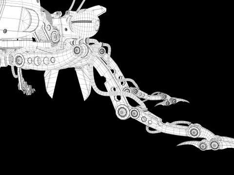 Vespa rob&ocirc; Modelo 3D