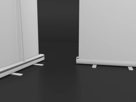 Banner Roll-up Stand 3D Model