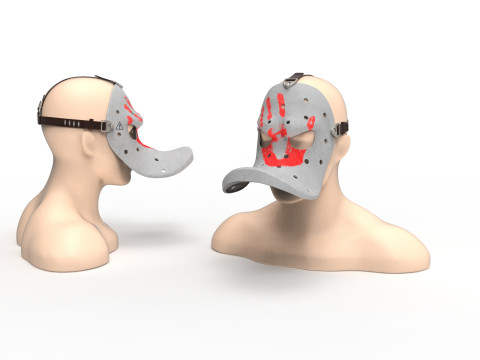 Mask angry duck 3D-Modell