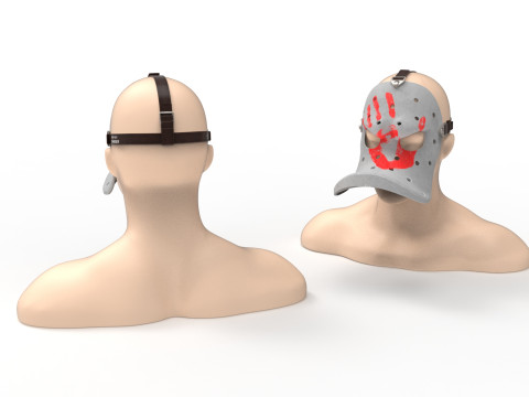 Mask angry duck 3D-Modell