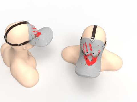 Mask angry duck 3D-Modell