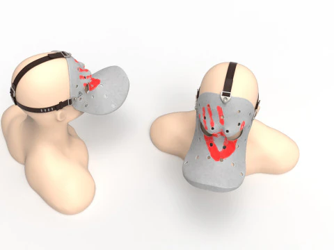 Mask angry duck 3D Model