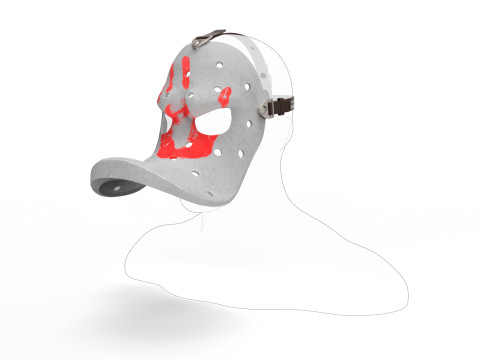 Mask angry duck 3D-Modell