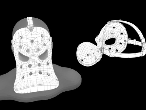 Mask angry duck 3D-Modell