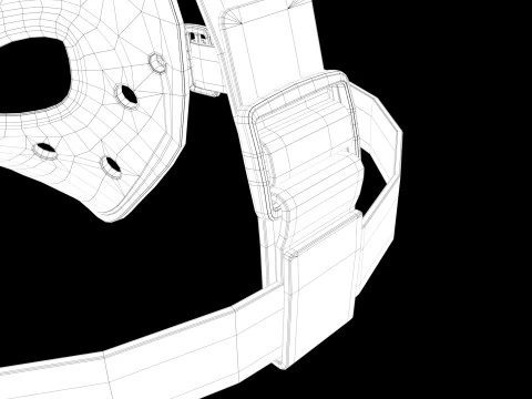 Mask angry duck 3D Model