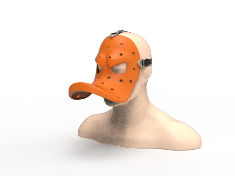 Mask angry duck 3D-Modell