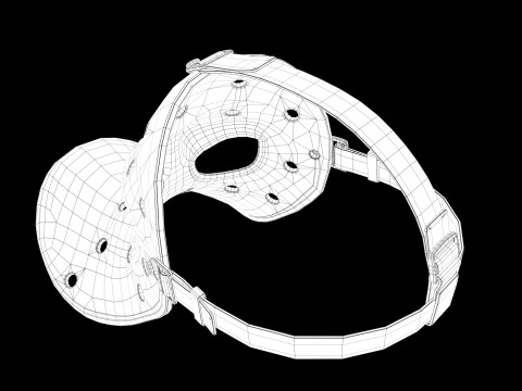 Mask angry duck 3D-Modell
