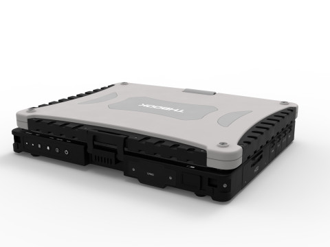 Military rugged Notebook 3D-Modell