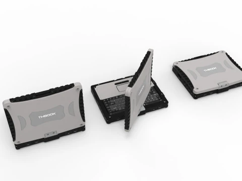 Military rugged Notebook 3D Model