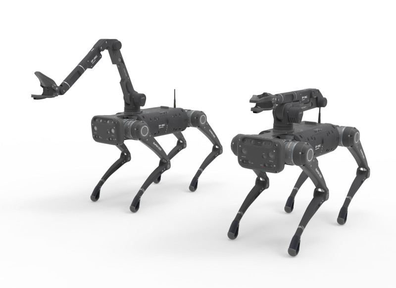Robot dog with manipulator 3D Model .c4d .max .obj .3ds .fbx .stl .blend