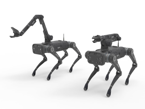 Robot dog with manipulator Model 3D