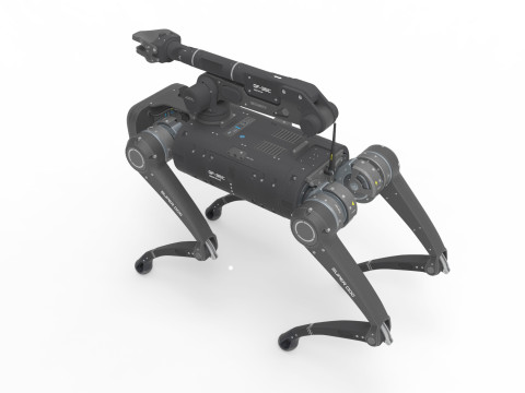 Robot dog with manipulator 3D Model