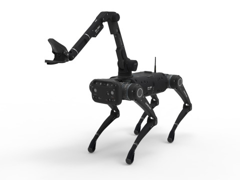 Robot dog with manipulator 3D Model