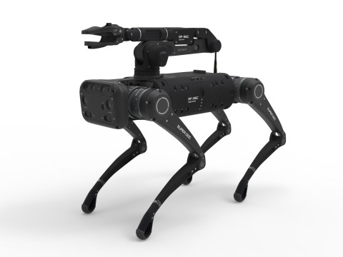 Robot dog with manipulator 3D Model