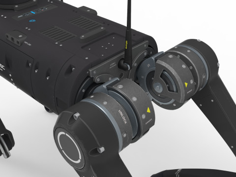 Robot dog with manipulator 3D Model