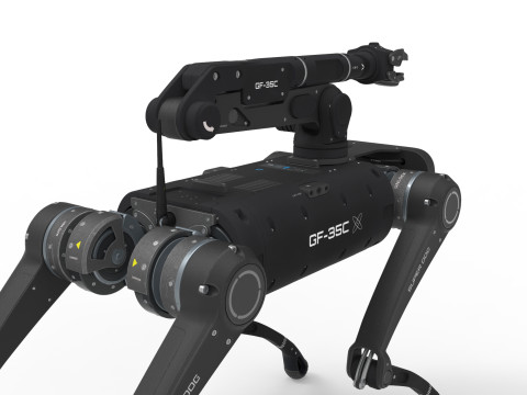 Robot dog with manipulator 3D Model