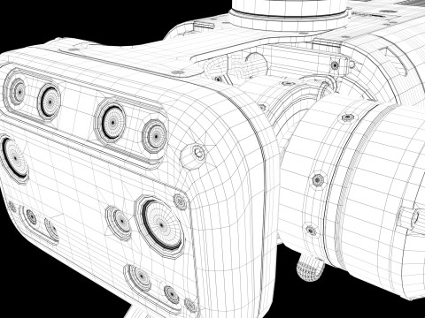 Robot dog with manipulator 3D Model