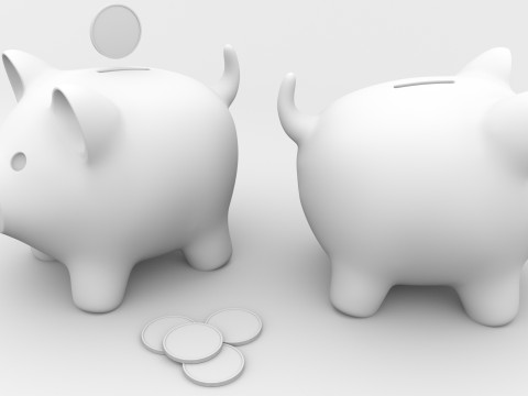 Piggy Bank Modello 3D