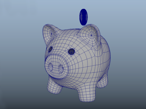 Piggy Bank Modello 3D