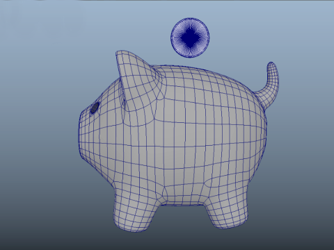 Piggy Bank Modello 3D