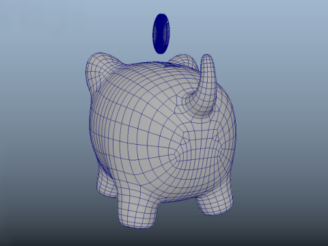 Piggy Bank Modello 3D