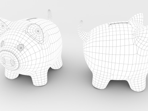 Piggy Bank Modello 3D