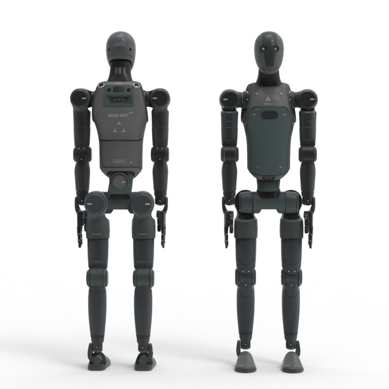 Humanoid Robot Android 3D 模型 .c4d .max .obj .3ds .fbx .stl .blend