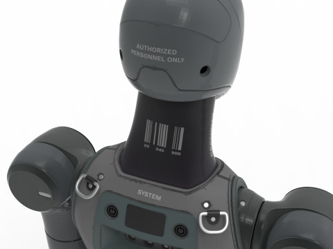 Humanoid Robot Android 3D 模型