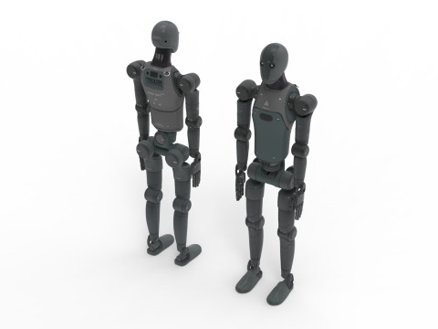 Humanoid Robot Android 3D 模型