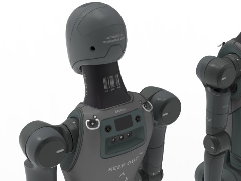 Humanoid Robot Android 3D 模型