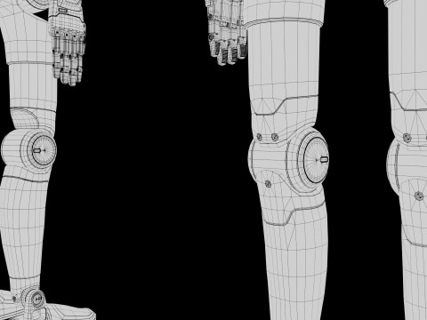 Humanoid Robot Android 3D 模型