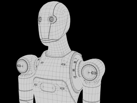Humanoid Robot Android 3D 模型