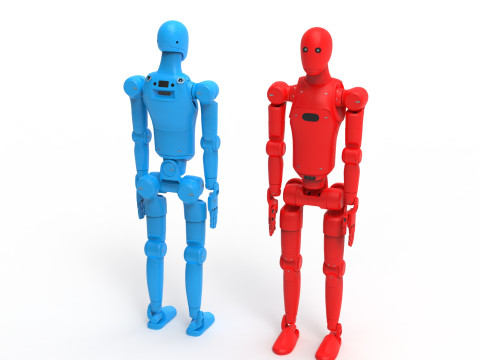Humanoid Robot Android 3D 模型