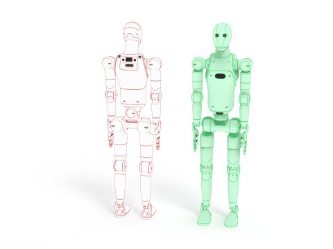 Humanoid Robot Android 3D 模型